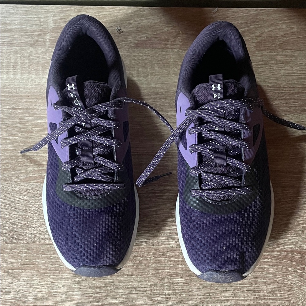Under Armour Women's Purple and Black Sneakers